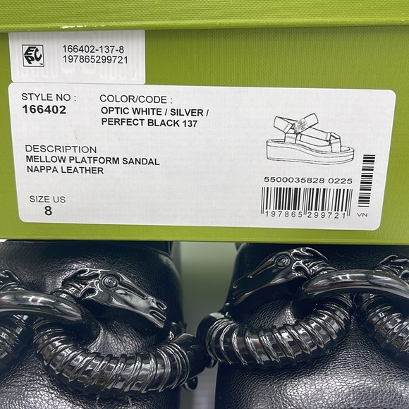 Tory Burch MELLOW PLATFORM SANDAL NAPPA LEATHER
Optic White/Silver/Perfect
New - Picture 16 of 16